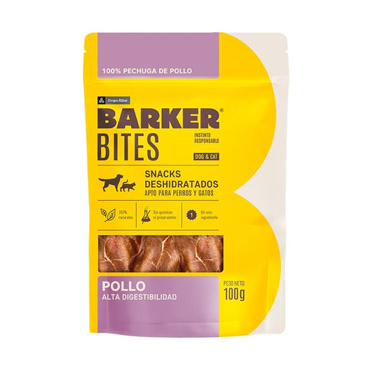 BARKER BITES POLLO 100G