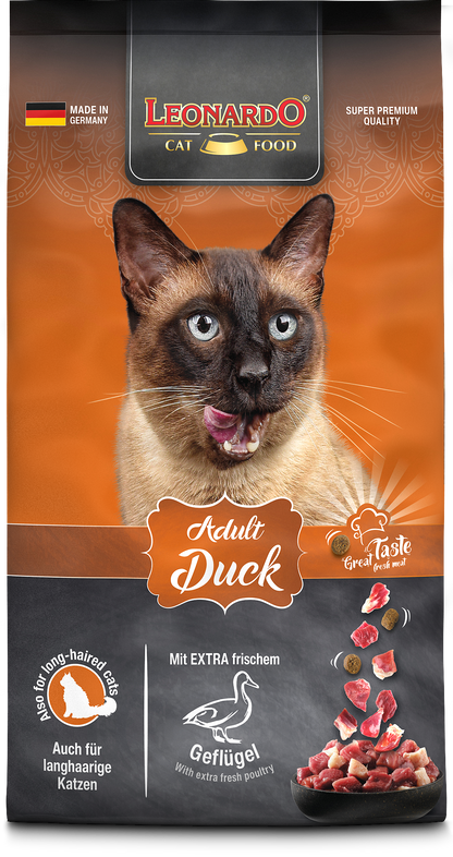 LEONARDO GATO ADULTO PATO 7,5 Kg