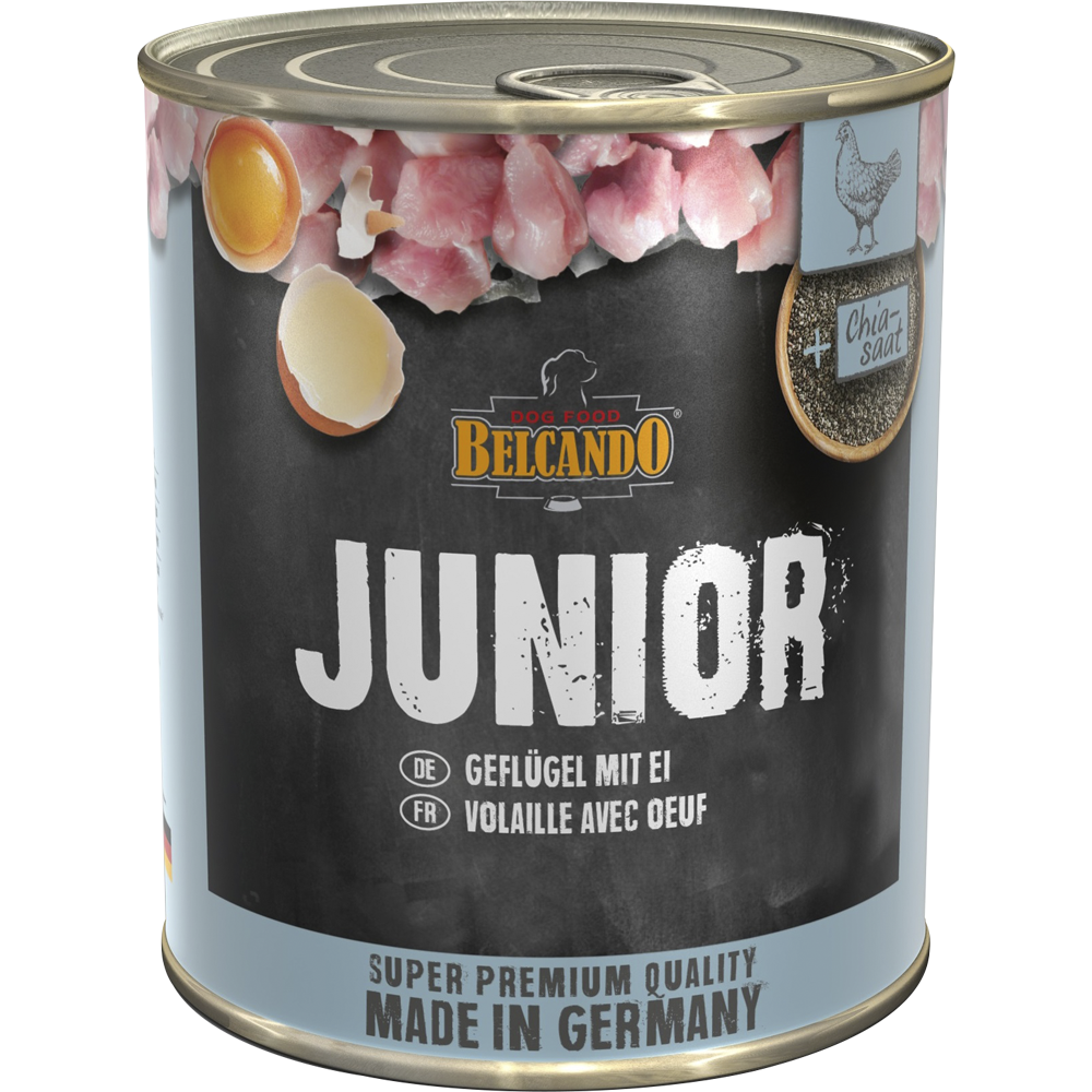 BELCANDO LATA JUNIOR AVE CON HUEVO