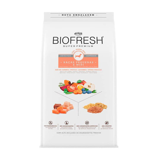 BIOFRESH RAZAS PEQUEÑAS Y MINI CASTRADA 3 KG
