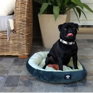Cama para mascotas en forma de palta