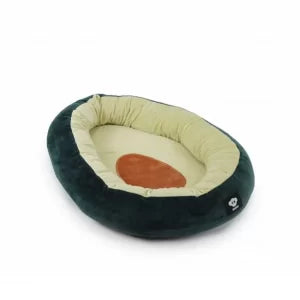 Cama para mascotas en forma de palta