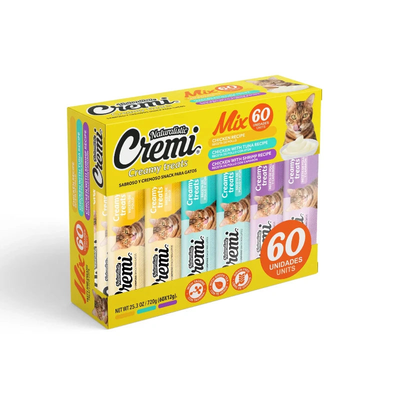 Naturalistic Cremi Box Pollo Mix 60 Unidades
