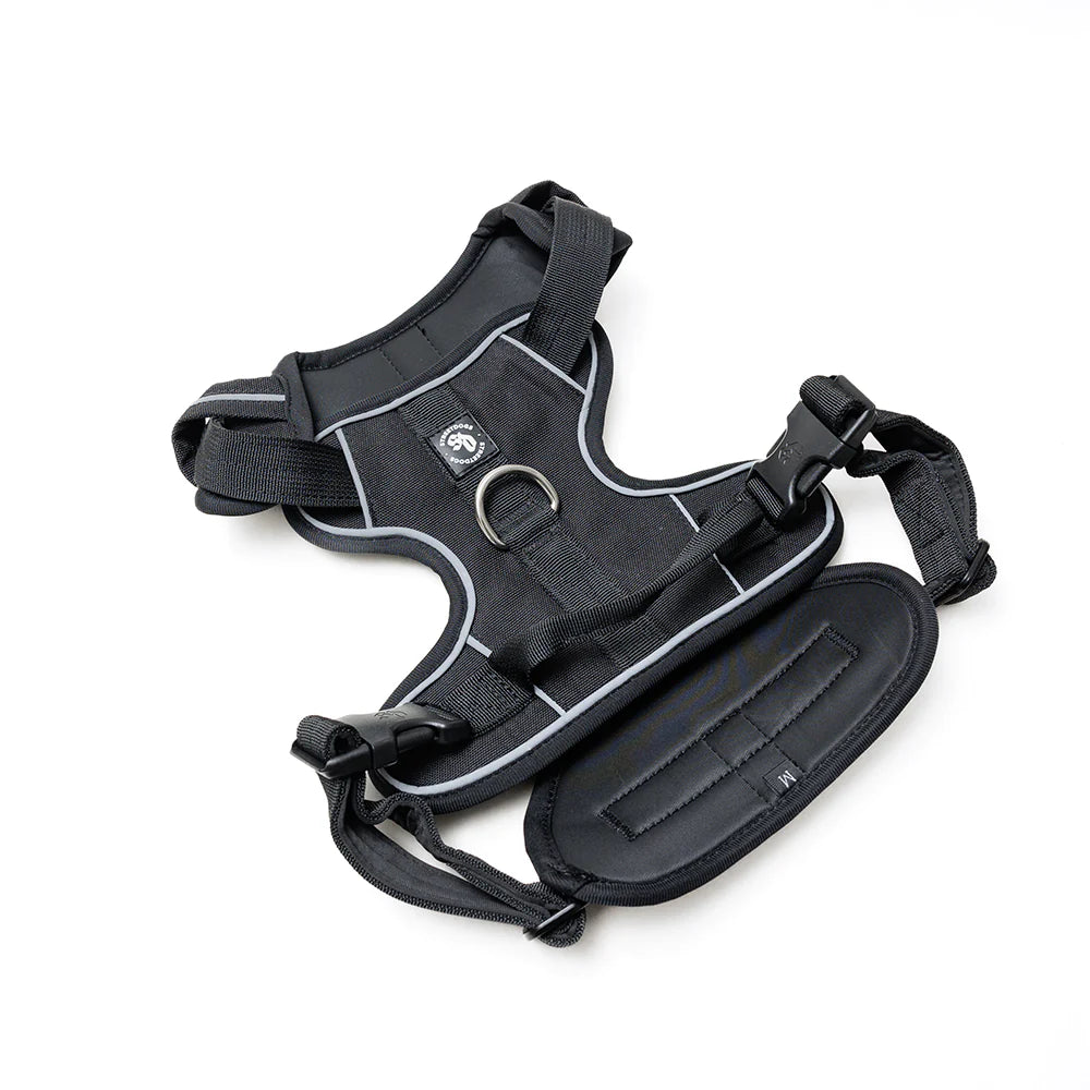 Arnés Antitirones Comfort para Perros | Acolchado, 2 Enganches + Mango Seguridad | Negro - Street Dogs