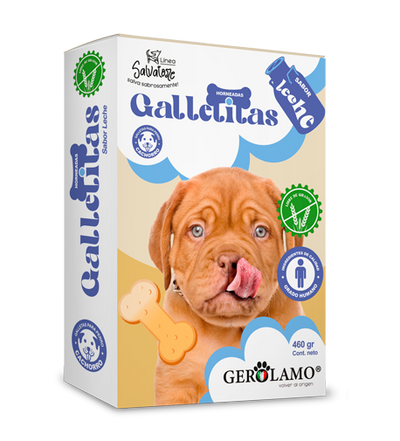 GEROLAMO SALVATORE GALLETA CACHORRO LECHE SIN GRANOS 460 gr