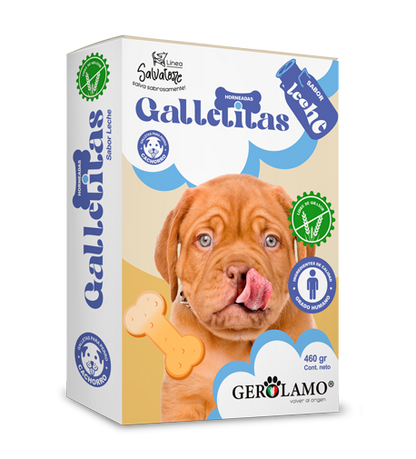 GEROLAMO SALVATORE GALLETA CACHORRO LECHE SIN GRANOS 460 gr