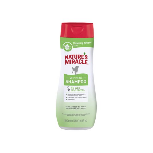 NATURE´S MIRACLE SHAMPOO PERRO PELO BLANCO  473 ML