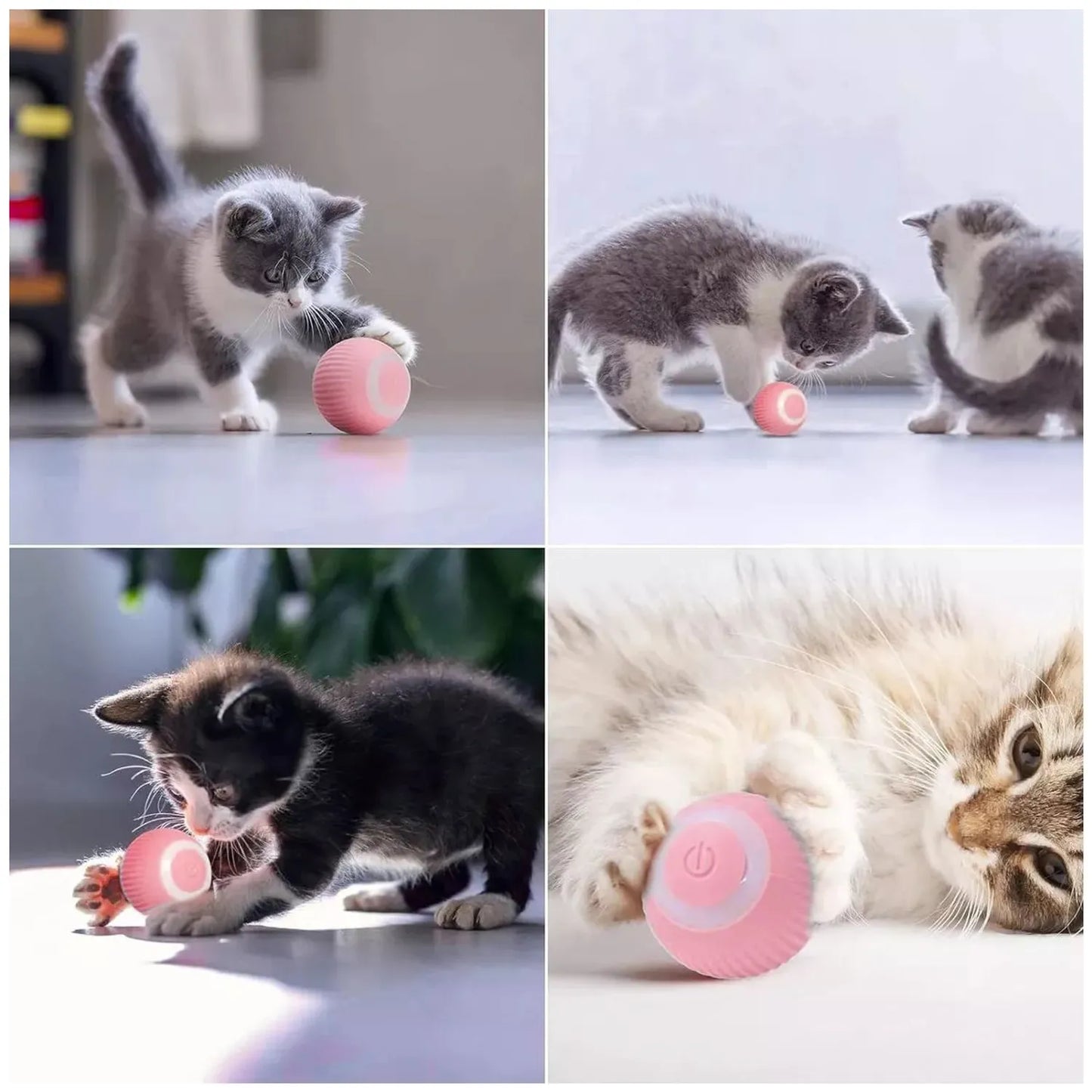 Pelota Inteligente Para Gatos Juguete Interactivo Automático